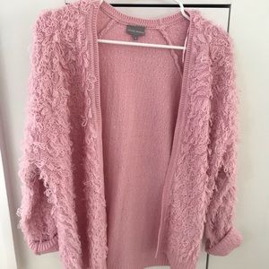 Oliver Bonas Touch Loop Pink Cardigan